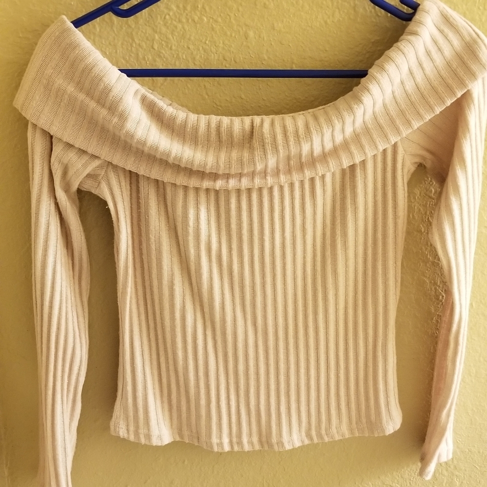 Womens off the shoulder shirt